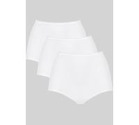 Maxislip SLOGGI "24/7 Microfibre", Damen, Gr. 48, weiß, Microfaser, Obermaterial: 88% Polyamid, 12% Elasthan, unifarben, körpernah, Unterhosen, besonders dehnbare Qualität, leicht, atmungsaktiv, moder