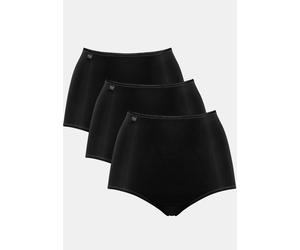 Maxislip SLOGGI "24/7 Microfibre", Damen, Gr. 50, schwarz, Microfaser, Obermaterial: 88% Polyamid, 12% Elasthan, unifarben, körpernah, Unterhosen, besonders dehnbare Qualität, leicht, atmungsaktiv, mo