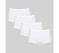 sloggi Maxislip 4er-Pack - Damen - 4x weiß in Größe 46