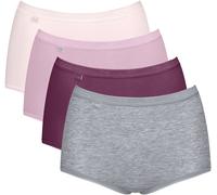 Sloggi Maxislip Unterhose Basic+ Damen Single Jersey 95% Baumwolle/5% Elasthan Gr. 38 Mehrfarbig
