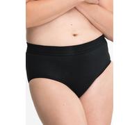 Maxislip SPEIDEL "Bio Cotton plus", Damen, Gr. 38, schwarz, Single Jersey, Obermaterial: 92% Baumwolle, 8% Elasthan, unifarben, körpernah, Unterhosen, bequem, weich, breiter Bund, basic, Baumwollmix (