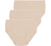 Maxislip SPEIDEL "Softfeeling", Damen, Gr. 38, beige (natur), Obermaterial: 46% Baumwolle, 46% Modal, 8% Elasthan, unifarben, körpernah, Unterhosen, atmungsaktiv, basic, elastisch, bequem, Baumwollmix