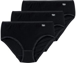 Maxislip SPEIDEL "Softfeeling", Damen, Gr. 44, schwarz, Obermaterial: 46% Baumwolle, 46% Modal, 8% Elasthan, unifarben, körpernah, Unterhosen, atmungsaktiv, basic, elastisch, bequem, Baumwollmix (4395