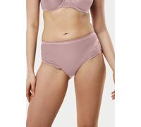 Maxislip TRIUMPH "Ladyform Soft", Damen, Gr. 40, rosa (rosebloom), Microtouch, Obermaterial: 56% Polyamid, 32% Polyester, 12% Elasthan, leicht glänzend, unifarben, körpernah, Unterhosen Maxislip, mit
