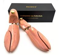 Maxoris Schuhspanner aus Zedernholz Forma - Schuhdehner Herren und Damen (38/39)