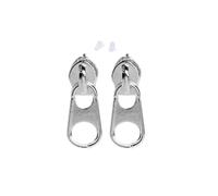 Maxtonser Exquisite Kreative Ohrstecker 1 Paar Punk Reißverschluss Ohrstecker Knorpel Ohr Piercing für Kinder Erwachsene Frauen Jungen