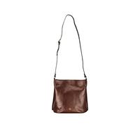 Maxwell Scott - Damen Luxus Leder Bucket Bag mit langem Gurt Crossbody - Handgefertigt aus italienischen Vollnarbenhäuten - The Palermo Cognac
