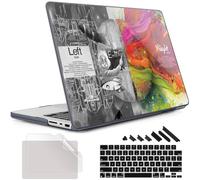 May Chen Für 2026 MacBook Pro 14 Zoll M5 M4 M3 M2 M1 Pro/Max Chip, Version 2026 2025-2021, Modell A3427 A3426 A3434 A3112 A3401 A3185, Kunststoff-Hartschale mit Tastaturabdeckung, Links und rechts