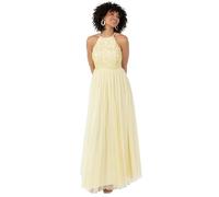Maya Deluxe Abendkleid Pailletten Cocktailkleid Damen Tüllkleid Kleid Nackenband Abendkleid Elegant für Hochzeit Brautjungfernkleid