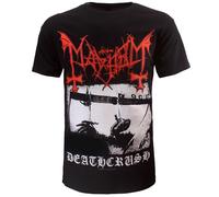 Mayhem Deathcrush Album T-Shirt - Echter norwegischer Black Metal Merch S Schwarz