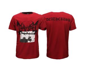Mayhem Deathcrush T-Shirt - Offizielles Merchandise L Rot