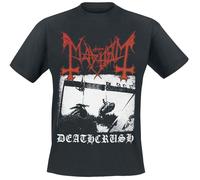 Mayhem Deathcrush Männer T-Shirt schwarz M 100% Baumwolle Band-Merch, Bands
