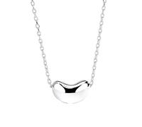MAYIYAHO 925 Sterling Silber Bohnen Halsketten Anhänger für Frauen Hochwertiger Sterling-Silber-Schmuck