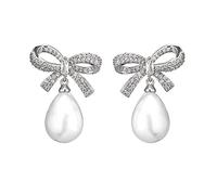 MAYIYAHO Mode süße romantische weiße Farbe Perlenohrringe für Damen Hochzeit Schmuck Party Zubehör