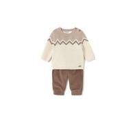 MAYORAL Baby Set 2-teilig Pullover und Hose braun | 68