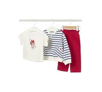 MAYORAL Baby Set 3-teilig Jacke, T-Shirt und Hose rot | 86