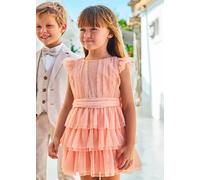 Mayoral-Kleid Tüll Plissee-Nude - 3