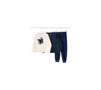 MAYORAL Mädchen Set 3-teilig Jacke, Langarmshirt und Hose dunkelblau | 128