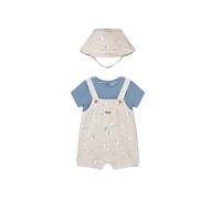 Mayoral Overall Träger und Mütze für Baby - Jungen Maus-blau 2-4 Monate (65cm)