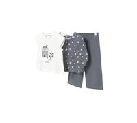 Mayoral Set Hose 3-teilig für Baby - Mädchen Dunkelgrau 36 Monate (98cm)