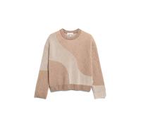 ARMEDANGELS Damen Pullover aus Bio-Woll Mix MAYRAA VANISE Loose Fit Camel Melange-oatmilk M