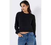 Noisy May - Maysa O Neck Black - Pullover - Schwarz - S - 50% Baumwolle, 50% Polyacryl Schwarz S