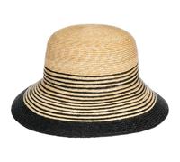 Mayser Clea Strohhut Glockenhut UV-Schutz Damen Frühling Sommer Natur-schwarz One Size