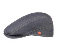 Mayser Delian Schirmmütze Flatcap UV-Schutz Made in EU Herren Frühling Sommer blau 59 cm