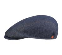 Mayser Denim Flatcap Schirmmütze Schiebermütze Denimcap Herren - Made in The EU mit Schirm, Futter Sommer Frühling-Sommer Herbst-Winter - 61 cm Denim