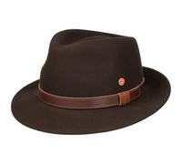 Mayser Denver Bogarthut Wollhut Fedora Outdoorhut Packable Lederband Made in EU Herren Sommer Winter