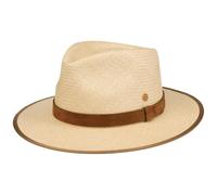 Mayser Fernando Panamahut Traveller Ledergarniturband Herren und Damen Frühling Sommer Natur L (58-59 cm)