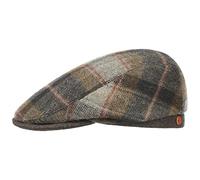 Mayser Frankie Soft British Flatcap Schirmmütze Schiebermütze Wollcap Herren - Made in The EU mit Schirm, Futter Winter Herbst-Winter - 60 cm braun