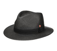 Mayser Gero Panamahut Panamastrohhut Sommerhut Sonnenhut Strohhut Damen/Herren - Made in The EU Frühling-Sommer - 60 cm schwarz