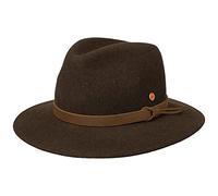 Mayser Marvin Trekking Wollfilz Travellerhut Made in EU Herren Winter braun 59 cm