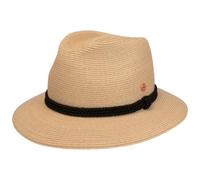 Mayser Mathis Raffia Trachtenhut Travellerhut UV-Schutz 80 Made in EU Damen und Herren Frühling Sommer Natur L (58-59 cm)