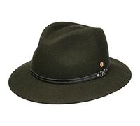 Mayser Mathis Trekkinghut Traveller Wollfilzhut Ledergarnitur Made in EU Damen Sommer Winter Oliv 60 cm