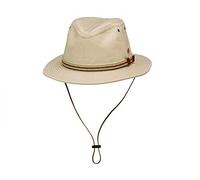 Mayser Menowin Traveller Outdoorhut UV-Schutz mit Kinnriemen aus Baumwolle - Sand (7004-9915) - 58,5 cm (58)