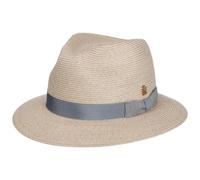 Mayser Pelin Hut Travellerhut Bogarthut UV-Schutz Made in EU Damen und Herren Frühling Sommer cremeweiß M (57-58 cm)