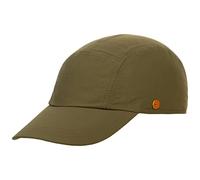 Mayser Riccardo Sunblocker Cap Damen/Herren - Made in the EU Fullcap Sportcap Baseballcap Hinten geschlossen, mit Schirm Sommer Frühling-Sommer - 60 cm Oliv