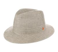 Mayser Savona Travellerhut Stoffhut UV-Schutz Handmade Made in EU Damen Herren Frühling Sommer beige-meliert 62 cm