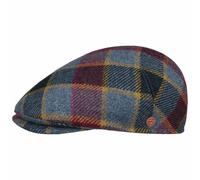 Sidney Big Colour Check Flatcap by Mayser blau 60 cm