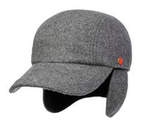 Mayser Tino Sympatex Baseballcap 5-Panel Wollmischung Ohrenklappen Herren Winter Made in EU grau 59 cm