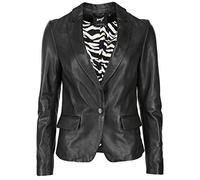Maze Lederblazer Damen schwarz, L