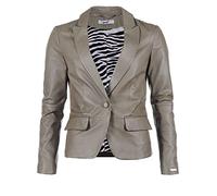 Maze Lederblazer Damen taupe, S