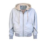 Maze Lederblouson Damen blau, XL