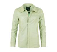 Lederjacke MAZE "42021102", Damen, Gr. L, grün (dusty sea), Obermaterial: 100% Lammleder; Ärmelfutter: 100% Polyester, Jacken (34525467-L) dusty sea