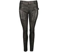 Maze Damen Lederhose Aus Lammleder Mt93 Black 27-4