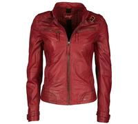 Lederjacke MAZE "31Ryana", Damen, Gr. XL, rot, Obermaterial: 100% Lammleder; Futter: 100% Baumwolle; Ärmelfutter: 100% Polyester, Jacken (46638005-XL) rot