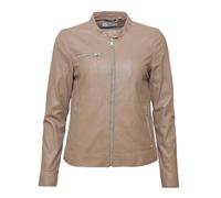 Lederjacke MAZE "42021104", Damen, Gr. M, grau (taupe), Obermaterial: 100% Lammleder / Innenfutter: 100% Baumwolle / Ärmelfutter: 100% Polyester, Jacken (21416266-M) taupe