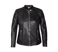 Lederjacke MAZE "42021317", Damen, Gr. 52, schwarz, Obermaterial: 100% Lammleder; Futter: 100% Polyester; Ärmelfutter: 100% Polyester, Jacken (36767126-52) schwarz